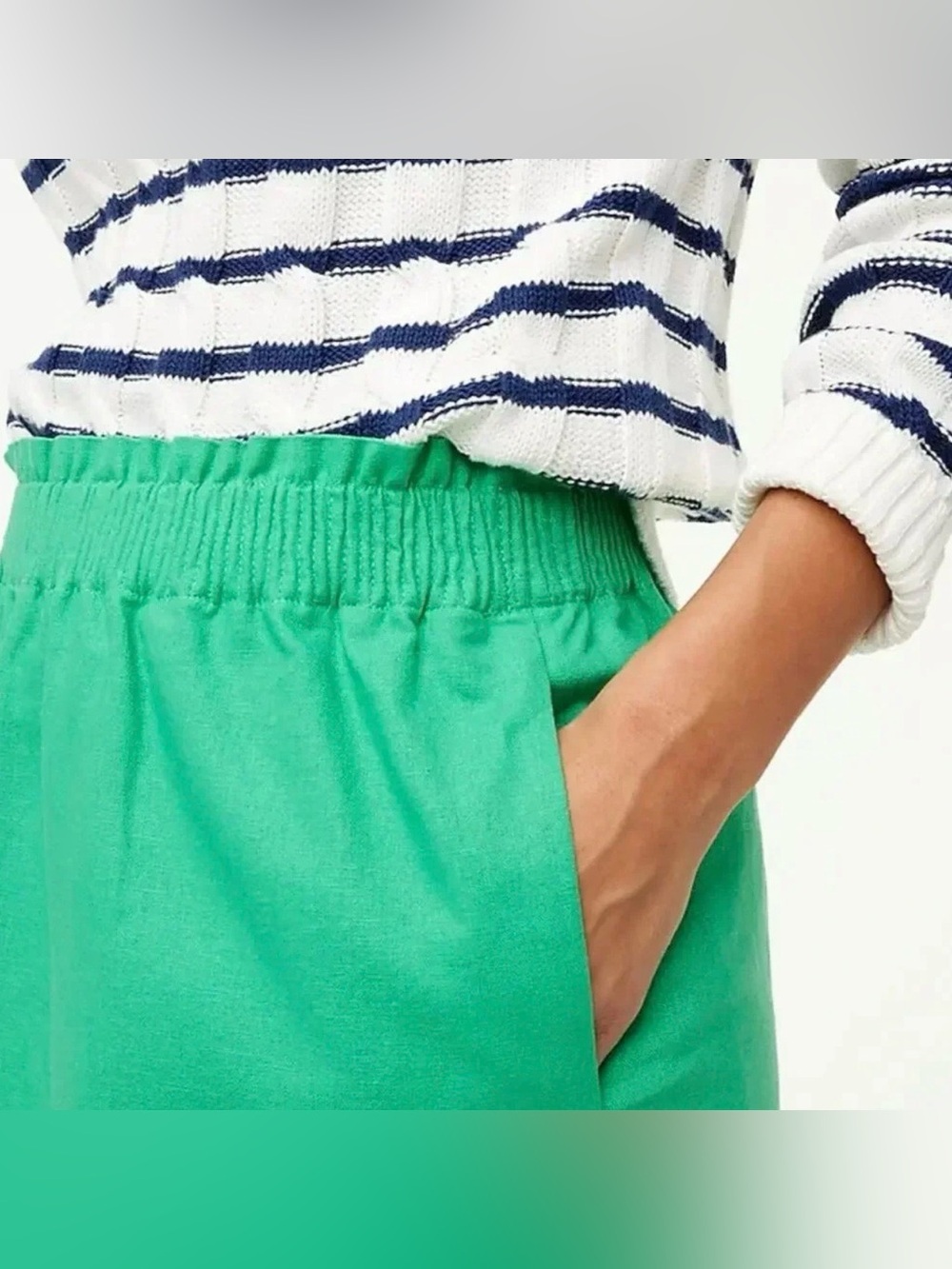 J. Crew Linen Cotton Blend City Skirt Size 0